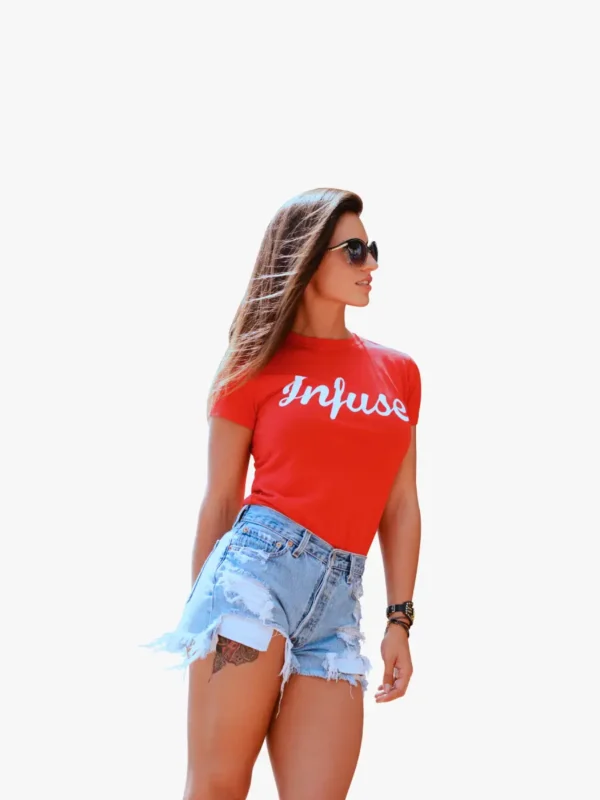 Red Round Neck T-Shirt