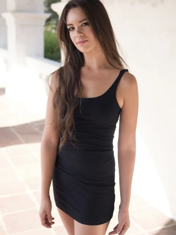 Black Sleeveless Mini Dress - Image 4