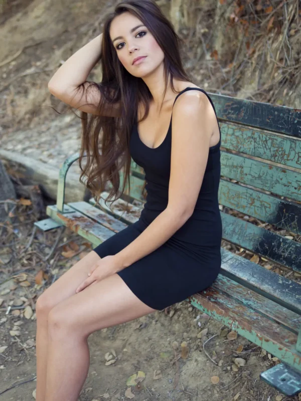 Black Sleeveless Mini Dress - Image 3